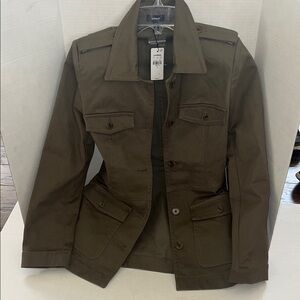 Express Olive Military Style Jacket